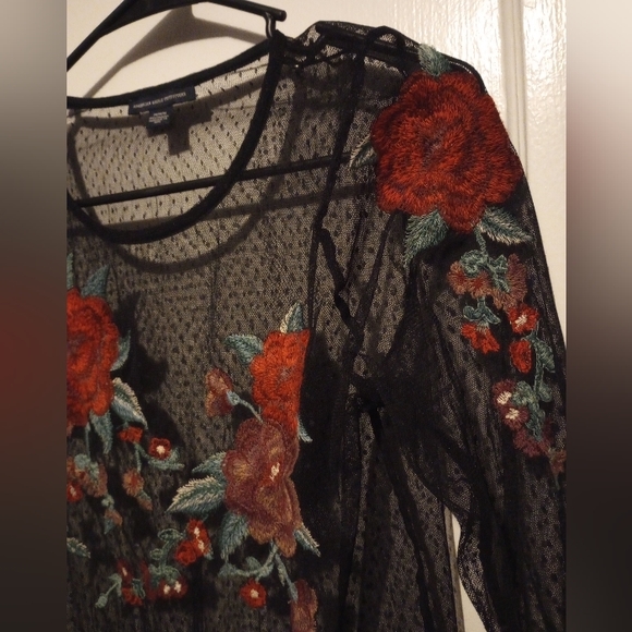 Like new American Eagle sexy see through top - Picture 3 of 6